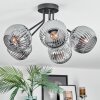 Ripoll Lampa sufitowa, Kula świetlna Przydymiony, 5-punktowe