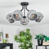 Ripoll Lampa sufitowa, Kula świetlna Przydymiony, 5-punktowe