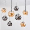 Ripoll Lampa wisząca, Kula świetlna, Lampa wisząca Ecru, Czarny, 8-punktowe