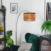 Cando Lampa stojąca Nikiel matowy, Czarny, 1-punktowy