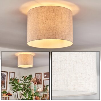 Bassagoda lampa sufitowa beżowy, biały, 1-punktowy