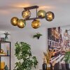 Koyoto lampa sufitowa, kula świetlna niebeieski, złoty, zielony, 6-punktowe