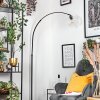 Ripoll lampa stojąca, lampa podłogowa łukowa czarny, 1-punktowy