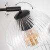 Ripoll lampa stojąca, lampa podłogowa łukowa czarny, 1-punktowy