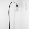 Ripoll lampa stojąca, lampa podłogowa łukowa czarny, 1-punktowy