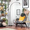 Ripoll lampa stojąca, lampa podłogowa łukowa czarny, 1-punktowy