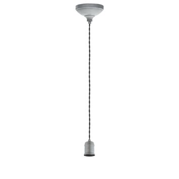 Eglo YORTH Lampa Wisząca Srebrny, 1-punktowy