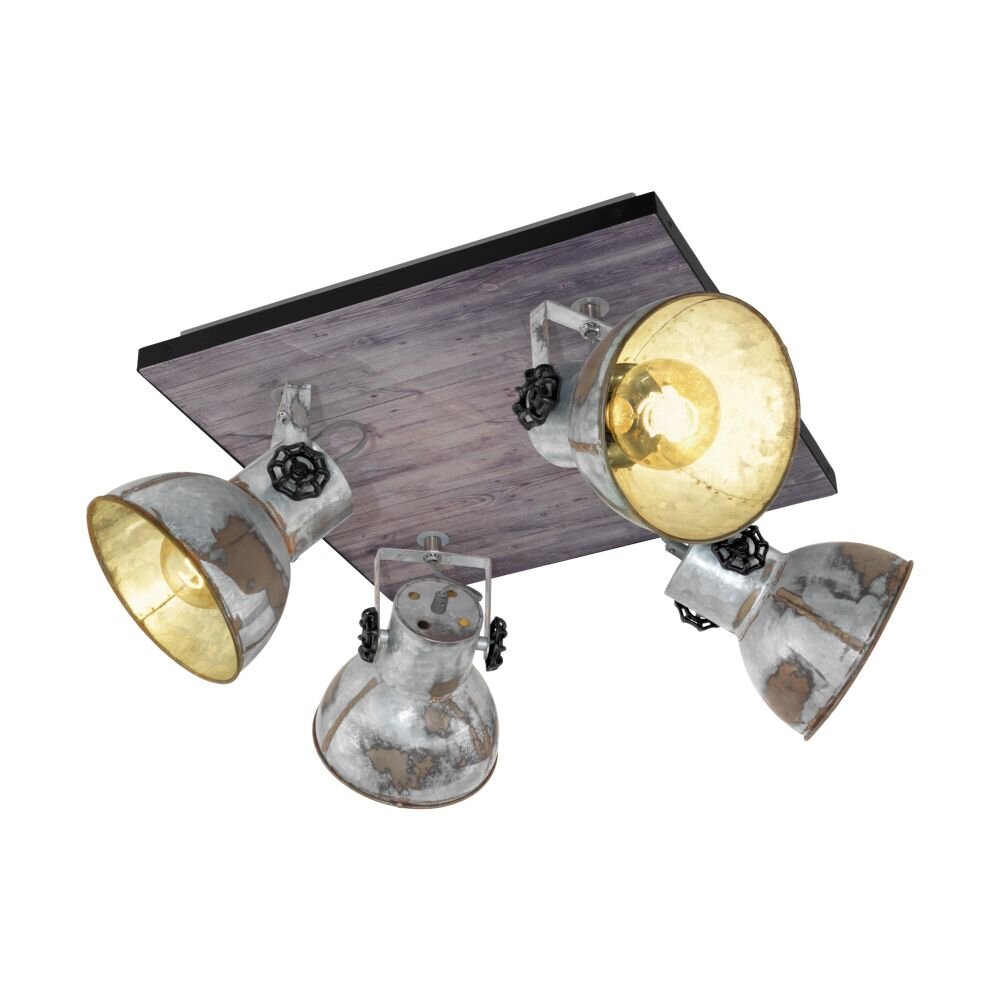 Eglo BARNSTAPLE Lampa Sufitowa Brązowy, 4-punktowe main product photo
