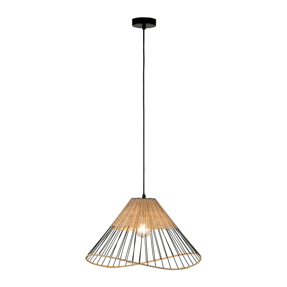 Leuchten-Direkt REED Lampa Wisząca Jasne drewno, 1-punktowy main product photo