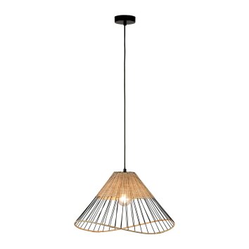 Leuchten-Direkt REED Lampa Wisząca Jasne drewno, 1-punktowy
