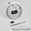 Morges Lampa Sufitowa LED Chrom, 3-punktowe