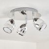 Morges Lampa Sufitowa LED Chrom, 3-punktowe