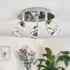 Morges Lampa Sufitowa LED Chrom, 3-punktowe