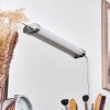 Morges Lampa oświetlająca lustro LED Chrom, Biały, 1-punktowy