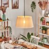 Bassagoda Lampa wisząca, Lampa wisząca beige, Biały, 1-punktowy