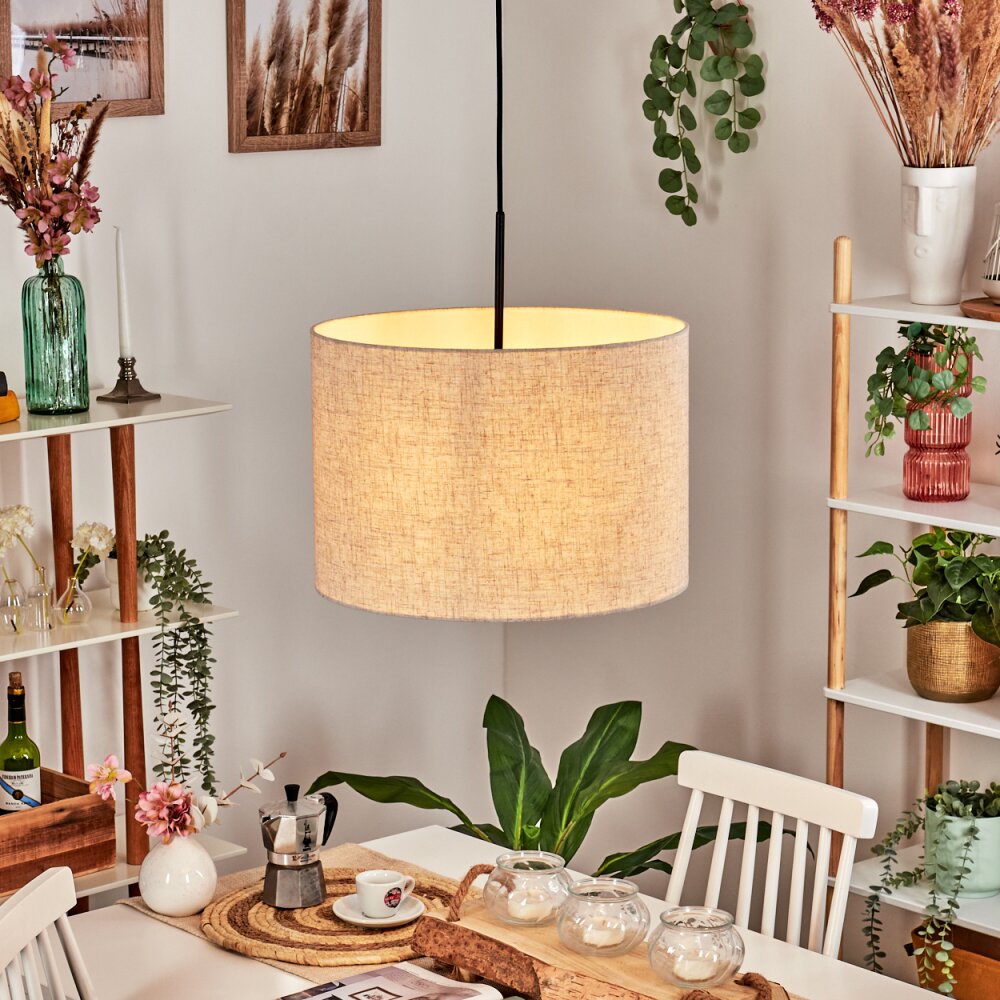 Bassagoda Lampa wisząca, Lampa wisząca beige, Biały, 1-punktowy main product photo