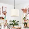 Bassagoda Lampa wisząca, Lampa wisząca beige, Biały, 1-punktowy