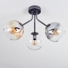 Koyoto Lampa sufitowa, Kula świetlna 42 cm W kolorze bursztynu, Przezroczysty, Przydymiony, 3-punktowe