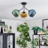 Koyoto Lampa sufitowa, Kula świetlna 42 cm Niebeieski, Złoty, Zielony, Przezroczysty, 3-punktowe