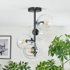 Koyoto lampa sufitowa, kula świetlna przezroczysty, 4-punktowe