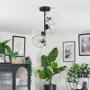 Koyoto lampa sufitowa, kula świetlna przezroczysty, 4-punktowe