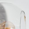 Koyoto Lampa sufitowa, Kula świetlna 32 cm Przezroczysty, Przydymiony, 4-punktowe