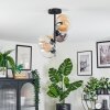 Gastor lampa sufitowa, kula świetlna 32 cm bursztynowy, przezroczysty, przydymiony, 4-punktowe