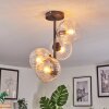 Koyoto lampa sufitowa, kula świetlna 32 cm przezroczysty, 4-punktowe