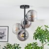 Koyoto lampa sufitowa, kula świetlna 32 cm przezroczysty, przydymiony, 4-punktowe