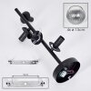 Koyoto lampa sufitowa, kula świetlna 32 cm przezroczysty, przydymiony, 4-punktowe