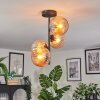 Koyoto lampa sufitowa, kula świetlna bursztynowy, 4-punktowe
