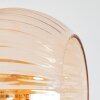 Koyoto lampa sufitowa, kula świetlna bursztynowy, 4-punktowe