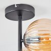 Koyoto lampa sufitowa, kula świetlna bursztynowy, 4-punktowe