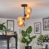 Koyoto lampa sufitowa, kula świetlna bursztynowy, 4-punktowe
