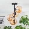 Koyoto lampa sufitowa, kula świetlna bursztynowy, 4-punktowe