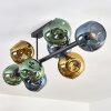 Ripoll Lampa sufitowa, Kula świetlna Niebeieski, Złoty, Zielony, 8-punktowe