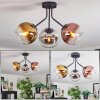 Koyoto Lampa sufitowa, Kula świetlna 42 cm Chrom, Złoty, Przezroczysty, W kolorze miedzi, Przydymiony, 3-punktowe