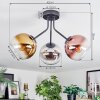 Koyoto Lampa sufitowa, Kula świetlna 42 cm Chrom, Złoty, Przezroczysty, W kolorze miedzi, Przydymiony, 3-punktowe