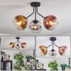 Koyoto lampa sufitowa, kula świetlna 42 cm złoty, przezroczysty, miedziany, przydymiony, 3-punktowe