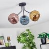 Koyoto Lampa sufitowa, Kula świetlna 42 cm Niebeieski, Złoty, W kolorze miedzi, 3-punktowe