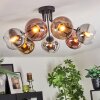 Koyoto Lampa sufitowa, Kula świetlna 82 cm Chrom, Złoty, Przezroczysty, W kolorze miedzi, Przydymiony, 7-punktowe