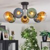 Koyoto Lampa sufitowa, Kula świetlna 82 cm Niebeieski, Złoty, Zielony, Przezroczysty, 7-punktowe