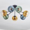 Koyoto Lampa sufitowa, Kula świetlna 82 cm Niebeieski, Złoty, Zielony, Przezroczysty, 7-punktowe