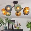 Koyoto Lampa sufitowa, Kula świetlna 82 cm Niebeieski, Złoty, Zielony, Przezroczysty, 7-punktowe