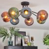 Koyoto lampa sufitowa, kula świetlna 82 cm niebeieski, zielony, miedziany, 7-punktowe