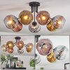Ripoll Lampa sufitowa, Kula świetlna Chrom, Złoty, Przezroczysty, W kolorze miedzi, Przydymiony, 7-punktowe