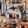 Gastor lampa wisząca, kula świetlna, lampa wisząca bursztynowy, chrom, przezroczysty, miedziany, przydymiony, 6-punktowe