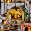 Gastor lampa wisząca, kula świetlna, lampa wisząca chrom, złoty, przezroczysty, miedziany, przydymiony, 6-punktowe