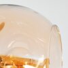 Ripoll lampa sufitowa, kula świetlna bursztynowy, 4-punktowe