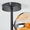 Ripoll lampa sufitowa, kula świetlna bursztynowy, 4-punktowe